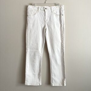 Pilcro and the Letterpress Womens Stet Skinny Jeans Size 30 White Mid Rise